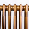 DQ Modus Vertical Column Radiator - Metallic Finishes Heating Style 1800x300mm 2 Column Brass Lacquer