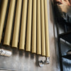 Terma Rolo Room Vertical Radiator Heating Style 1800 x 480 Brass 