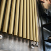 Terma Rolo Room Vertical Radiator Heating Style 1800 x 590 Brass 