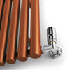 Terma Rolo Room Horizontal Radiator Heating Style 500 x 865 True Copper 