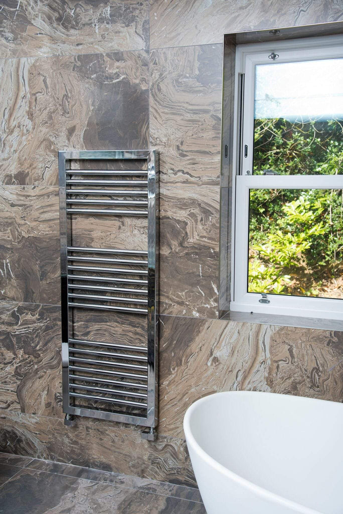 Towelrads Lambourn Designer Towel Rail Chrome | Ladder Style Bathroom Radiator