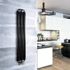 Terma Ribbon Vertical Designer Radiator (Copper | Metallic Black | Metallic Grey | Heban Black) Ribbon V Terma Heban 1720x290x90 