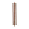 Terma Ribbon Vertical Designer Radiator in Copper. Efficient heating solution, stylish modern and contemporary design 