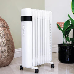 TCP Electric Smart WiFi Portable Free-Standing Oil Radiator Heating Style 