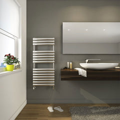 DQ Cove Polished Stainless Steel Towel Radiator DQ Heating 