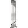 DQ Delta Polished Stainless Steel Vertical Radiator DQ Heating 