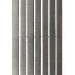 DQ Delta Brushed Stainless Steel Vertical Radiator DQ Heating 