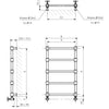 Terma Retro Traditional Pipe Radiator Towel Warmer Ladder Rail Stylish