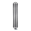 Terma Ribbon Vertical Designer Radiator (Copper | Metallic Black | Metallic Grey | Heban Black) Ribbon V Terma Metallic Grey 1720x290x90 